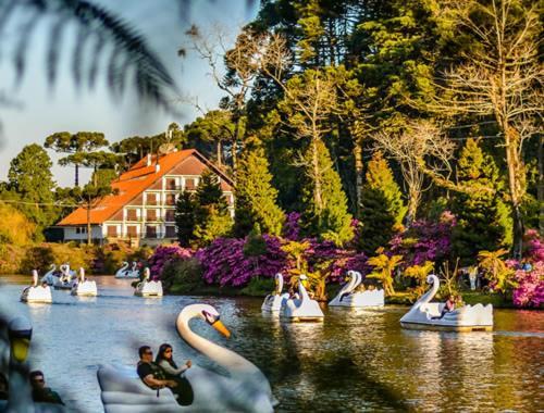 Charmosa Casa 3 Quartos Lago Negro Gramado Eksteriør billede